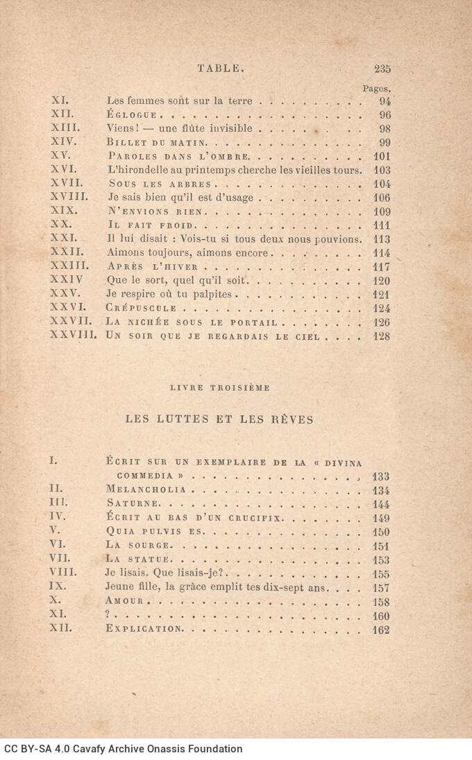 18.5 x 12 cm; 4 s.p. + 236 p., price of the book “2 francs” on its spine. L. 1 half-title page and information about the 